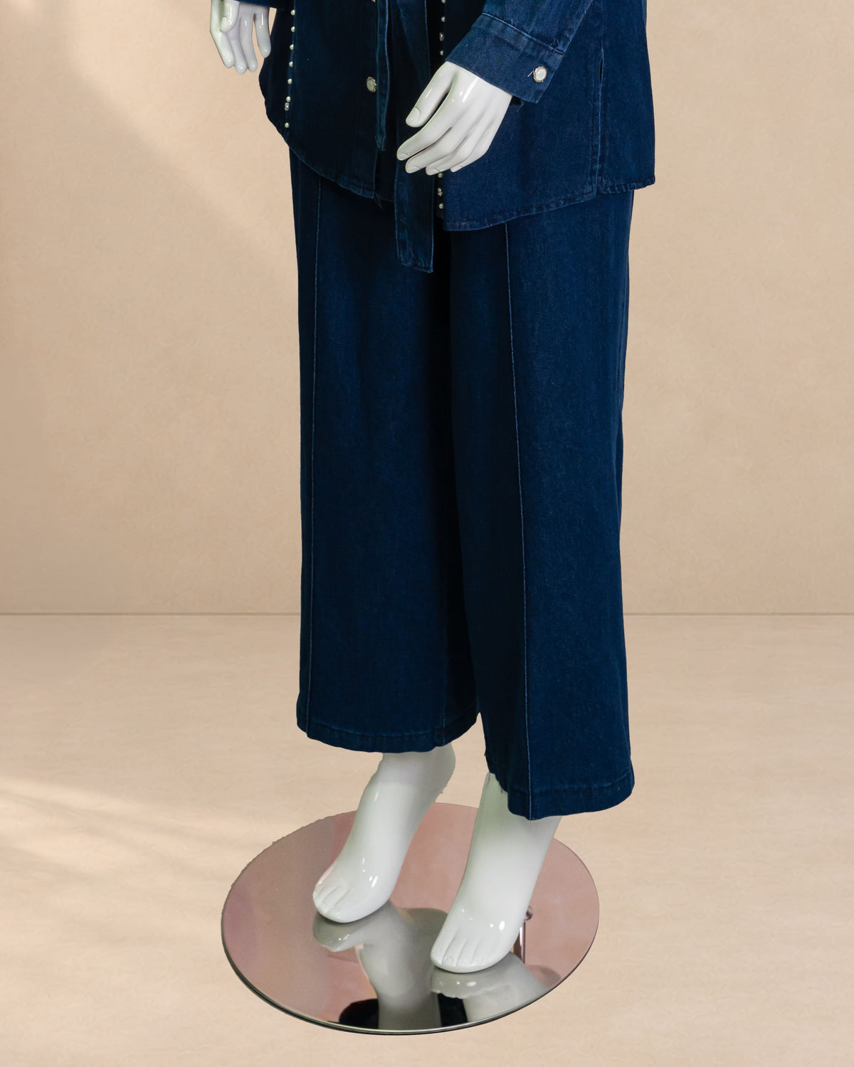Denim Pearl Set