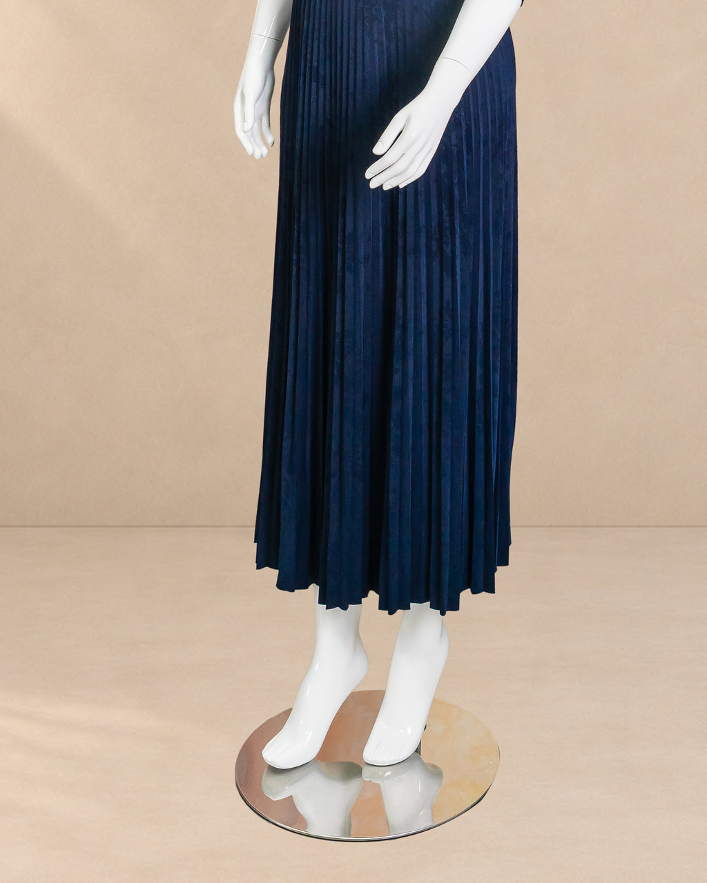 Navy Pleated Set