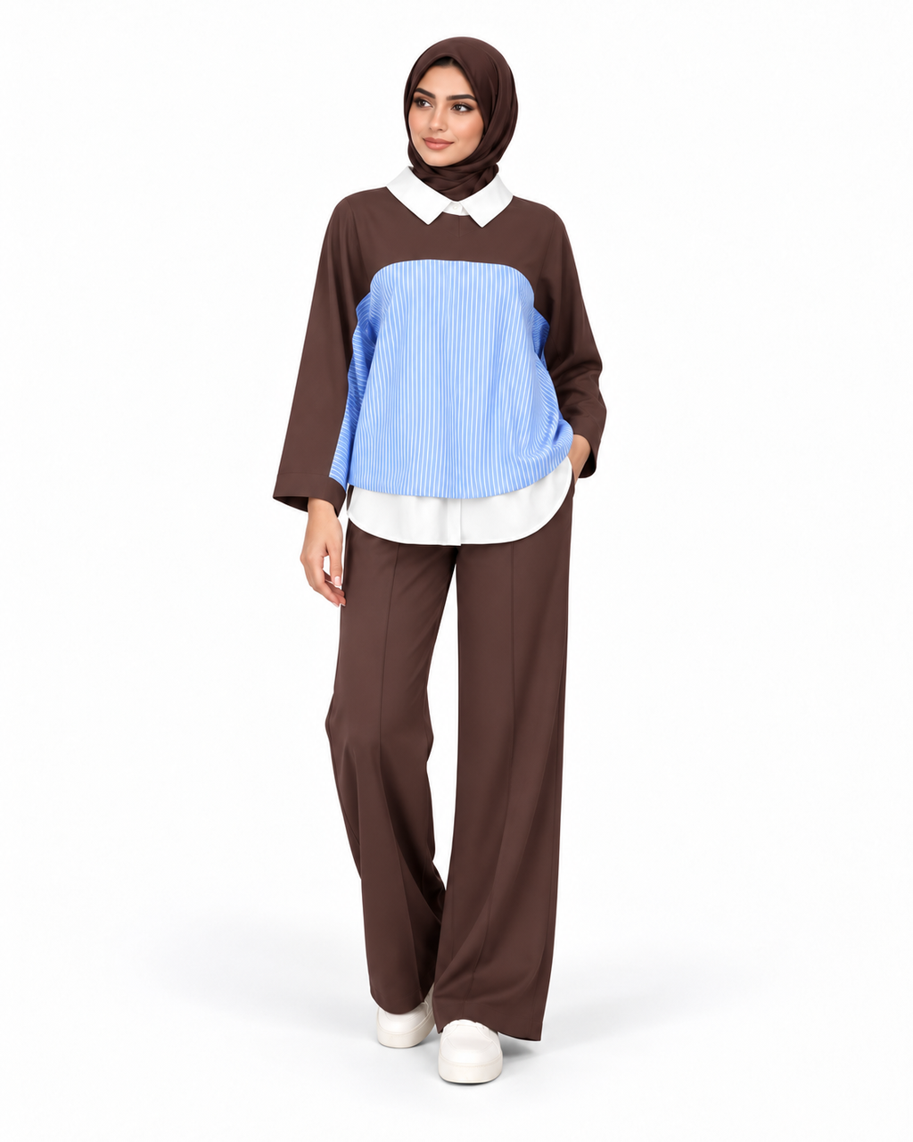 Brown Stripe Set