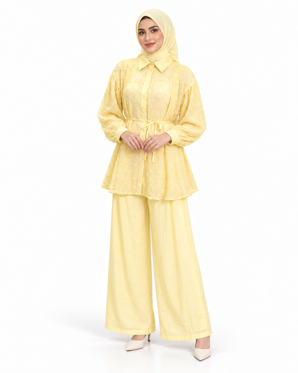 Golden Embroidered Set