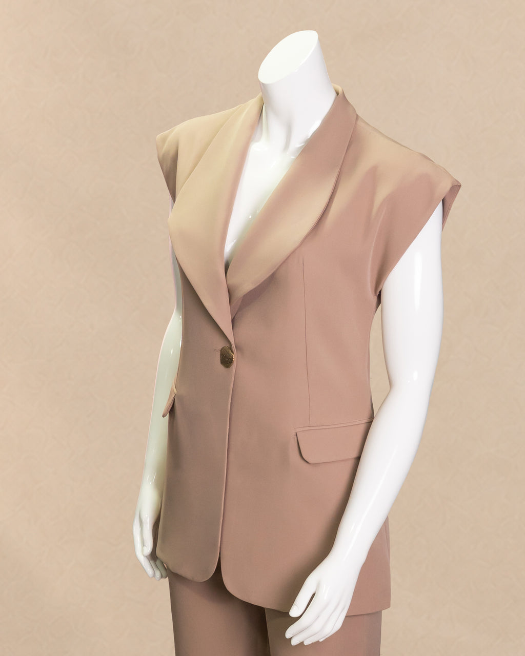 Taupe Tailored Suit