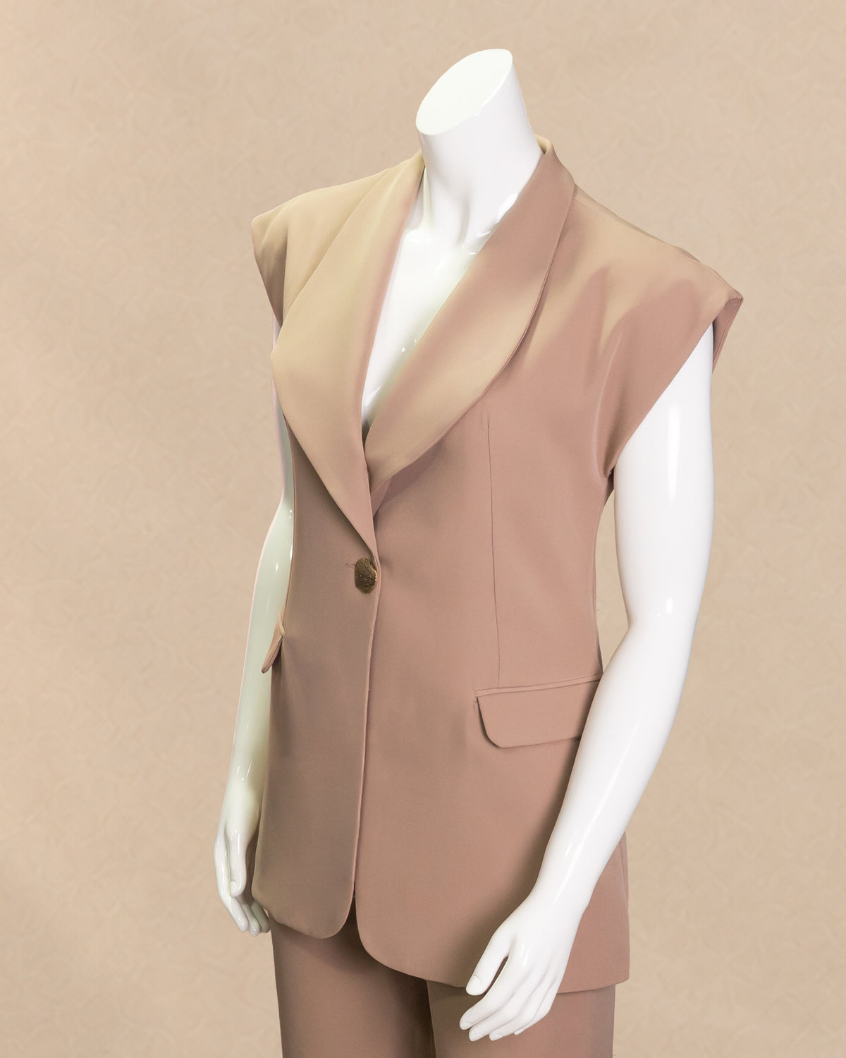 Taupe Tailored Suit